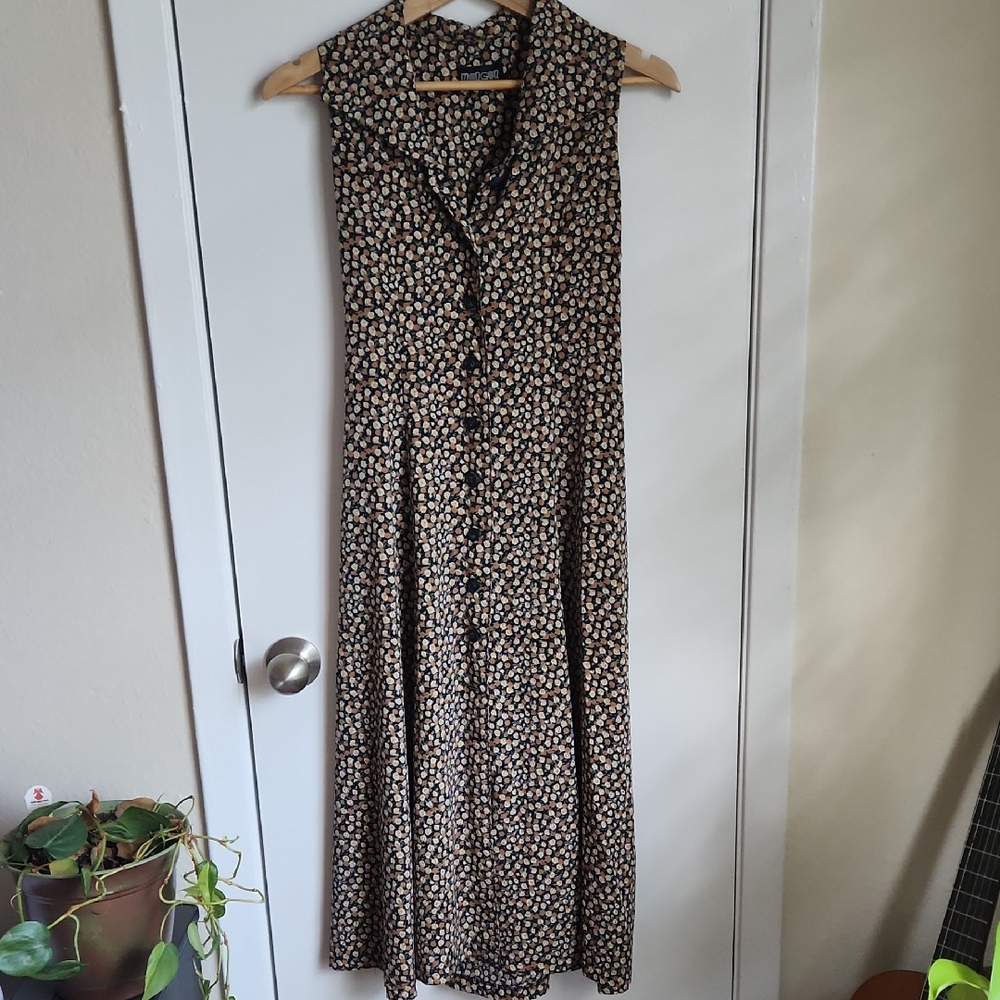 Chic Black Floral Maxi Dress